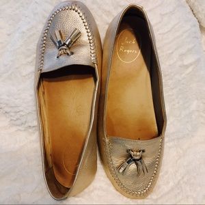 Jack Rogers Moccasin Leather Loafers